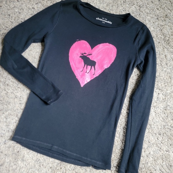Abercrombie & Fitch girls long sleeve top in size 11/12 - Picture 1 of 4